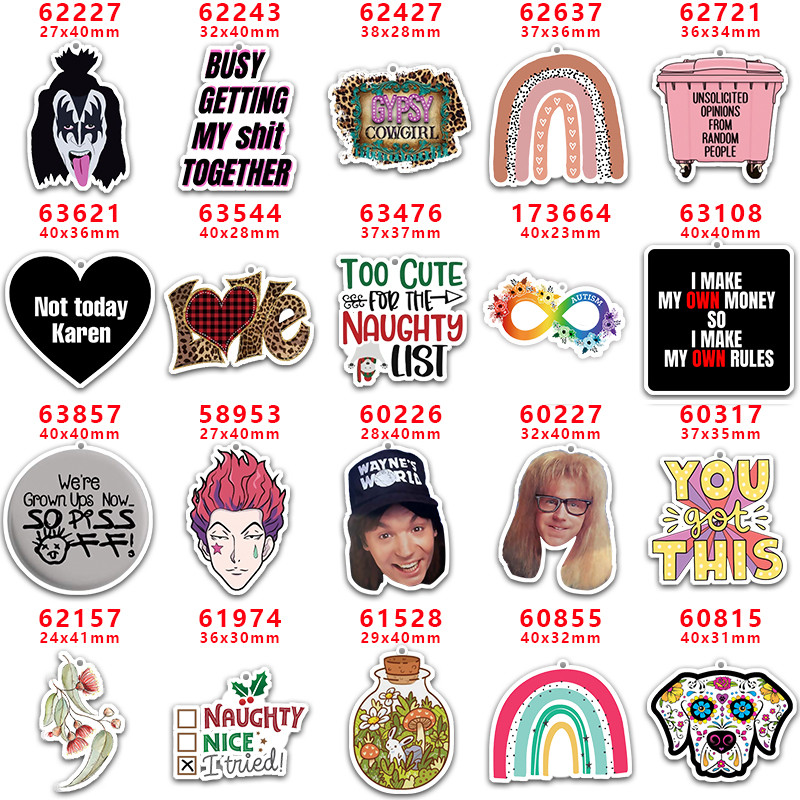 

Punch Hole 10pcs/lot lovely Animals Acrylic Flatback Planar Resins DIY Gift Crafts Jewelry Accessories DK62227