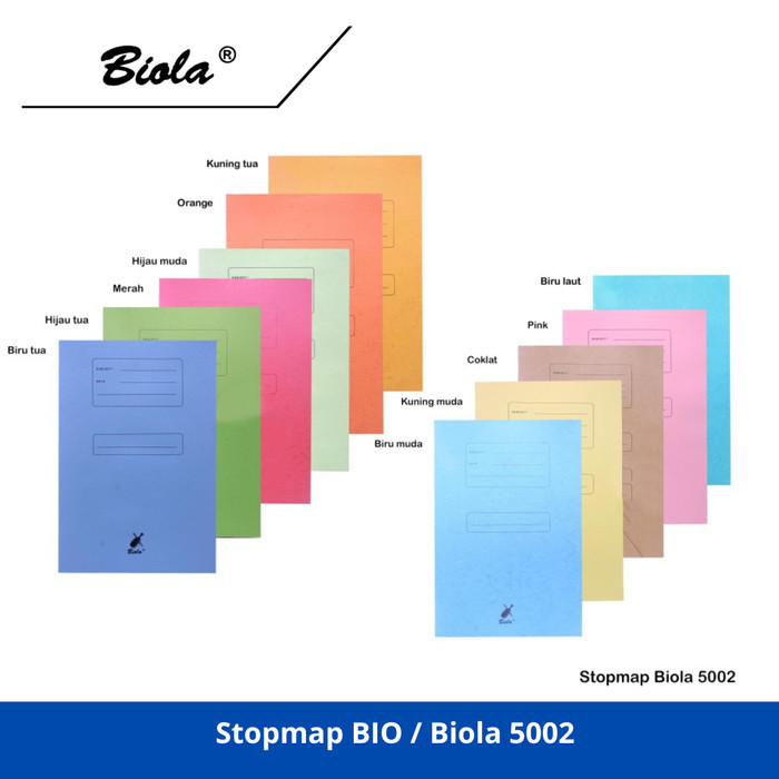 

Biola Stopmap Kertas Acco 5002 1 Pcs