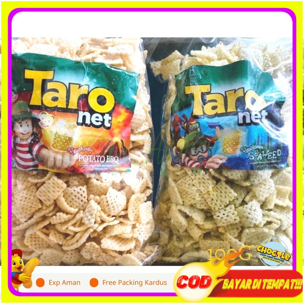 

PROMO 11.11 TARO NET 1 KG || PUSAT GROSIR SNACK DAN COKLAT KILOAN ORIGINAL || CEMILAN INDOFOOD II LEBARAN 2024