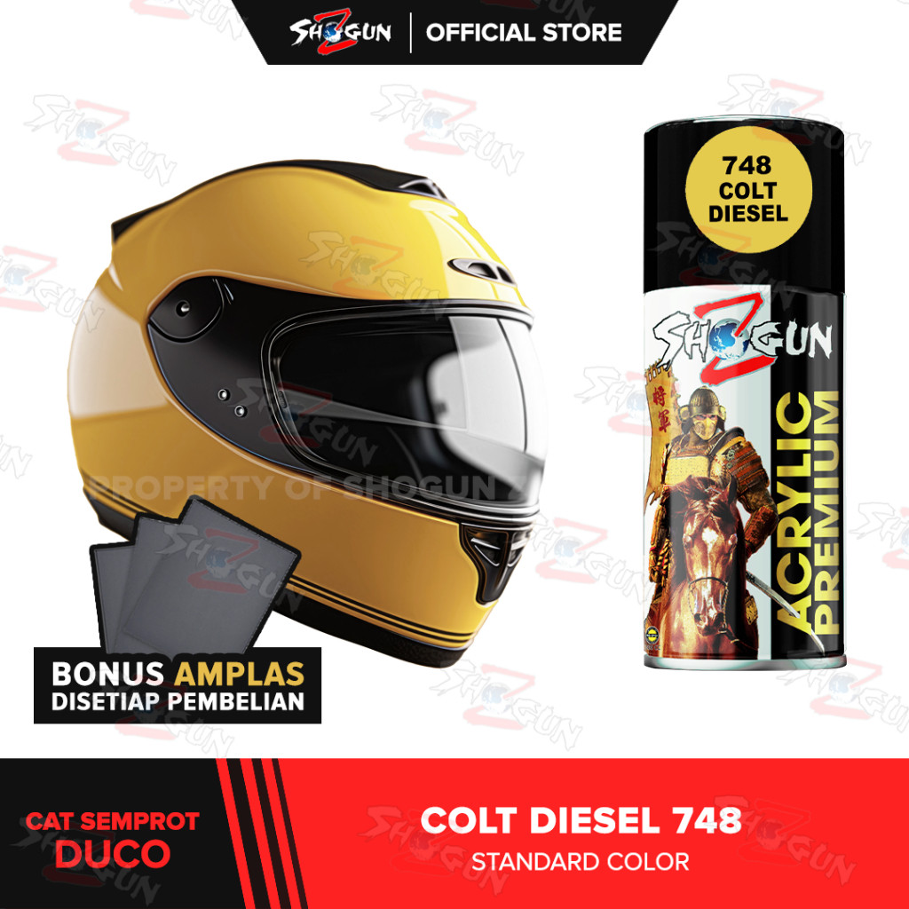 Cat Semprot Motor Shogun Z Paint Acrylic Premium Colt Diesel 748 READY COD