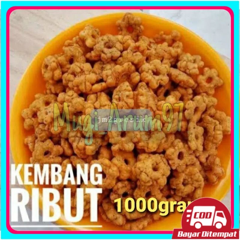

ribut snack kembang ribut 1kg