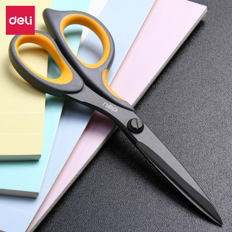 

Deli Gunting Kertas Bahan Jahit Multifungsi Stainless Steel 17.5cm - 6027 - Black
