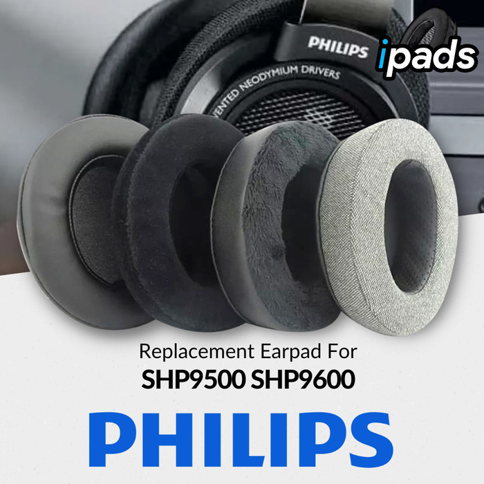 Earcup Earpad Ear Cushion Philips SHP9500 SHP9600 Busa Pad Bantalan