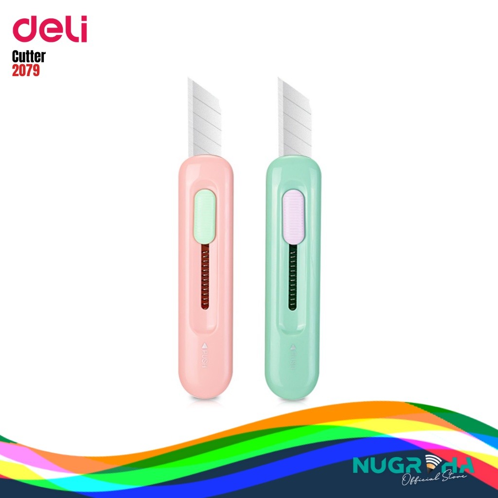 

Deli Cutter Knife SK5 2079 - Alat Pemotong Tajam Ukuran 9 cm