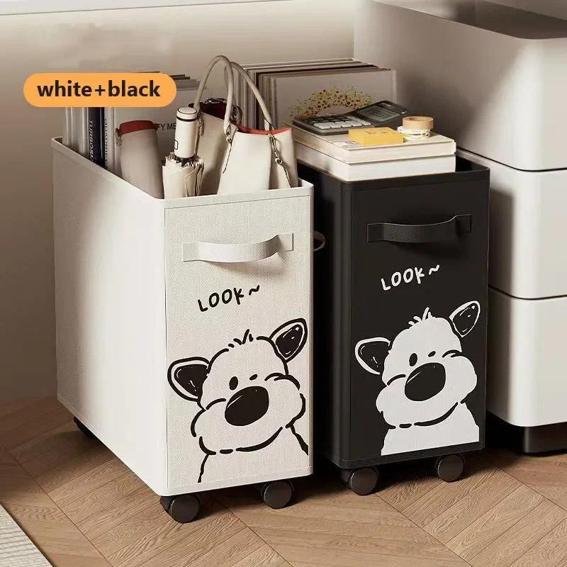 

Under Desk Stationery Organizer Cute Office Supplies Storage Cart With Wheels Detachable Desktop Accessories School