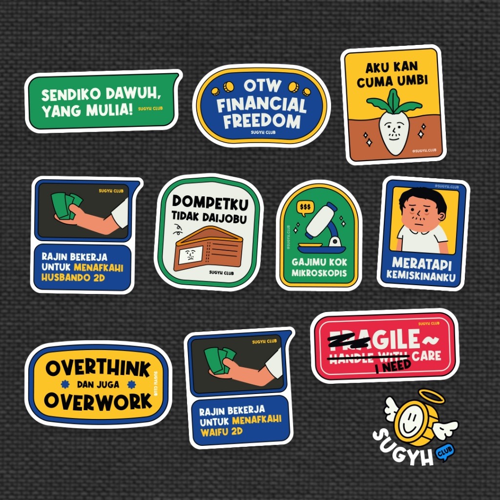 

Sugyh Club Stiker Vinyl Laptop Dekorasi Eceran Kedua