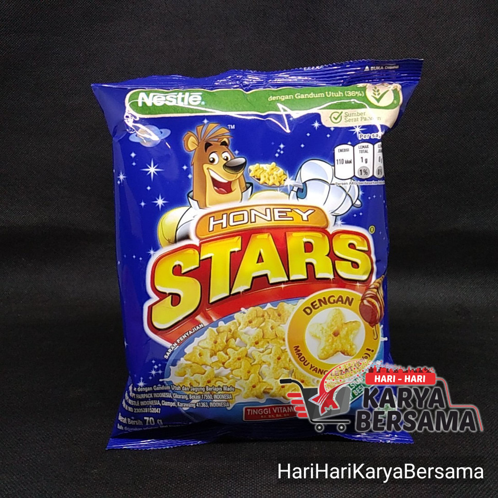 

SEREAL SARAPAN PAGI NESTLE HONEY STARS CEREAL 70GR