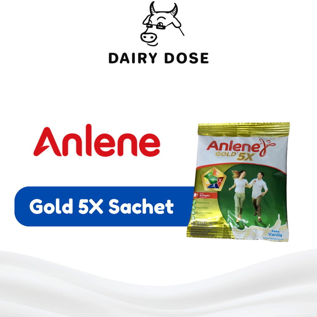 

Anlene Gold 5X Susu Bubuk Dewasa - Sachet/Renceng