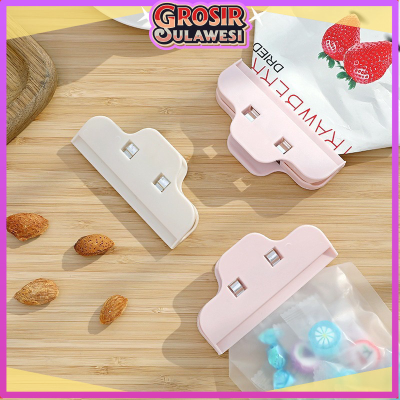 COD MAKASSAR KLIP PENJEPIT KEMASAN KANTONG PLASTIK SNACK JUMBO / ALAT PENJEPIT SEGEL PLASTIK MAKANAN