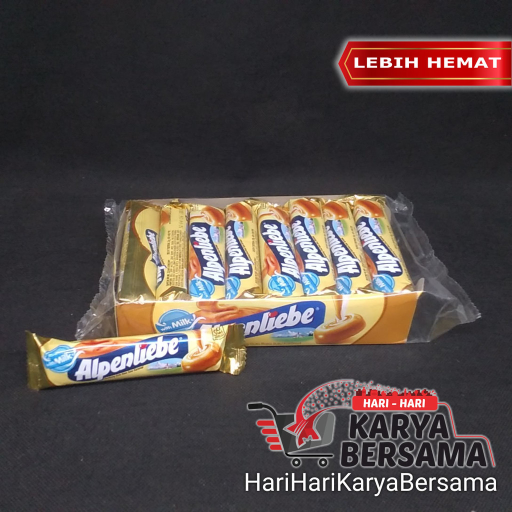 

MAKANAN RINGAN PERMEN ALPENLIEBE SUSU KARAMEL STICK PACK ISI 16'S X 32GR