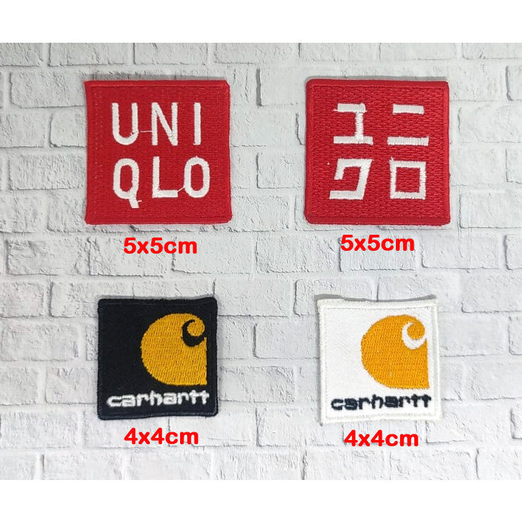 PATCH BORDIR JAHIT Uniqlo Carhartt