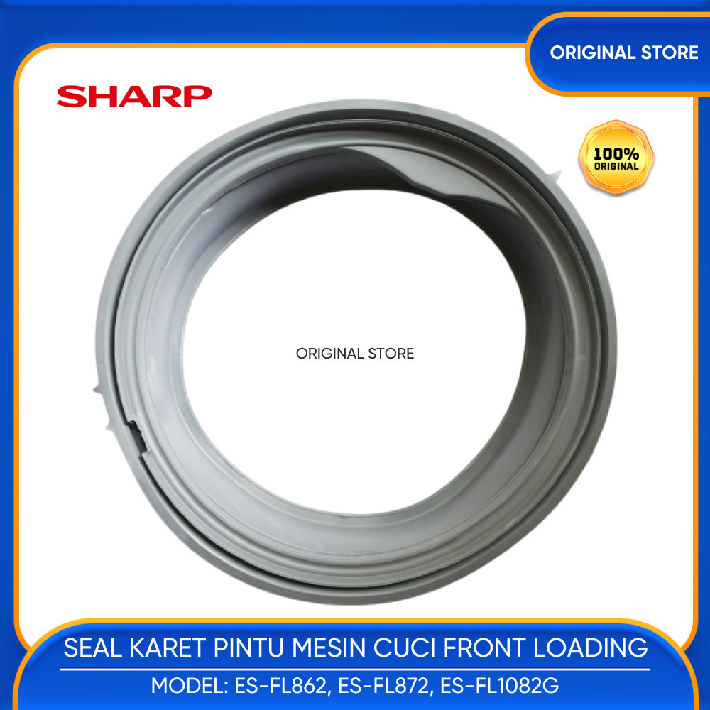 KARET PINTU BELLOW TABUNG PINTU MESIN CUCI FRONT LOAD SHARP ES-FL1082G ES FL1082