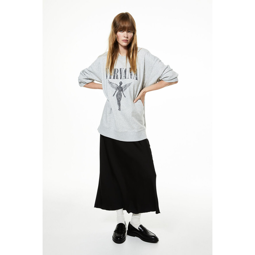 H&M Wanita Oversized Sweatshirt