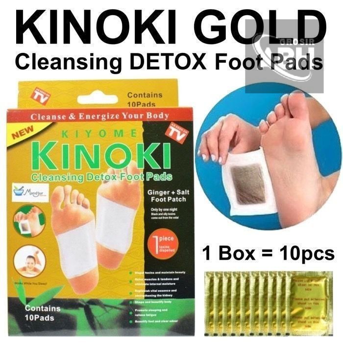 JM - Koyo Kaki Kinoki Gold Detox Racun dalam tubuh  Herbal cina Original