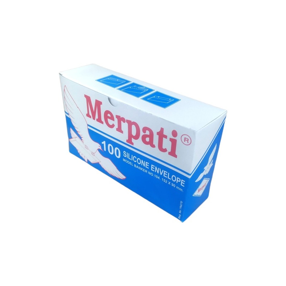 

Amplop Merpati Polos No 104 70 GRAM Silicone Perekat - 100 Amplop
