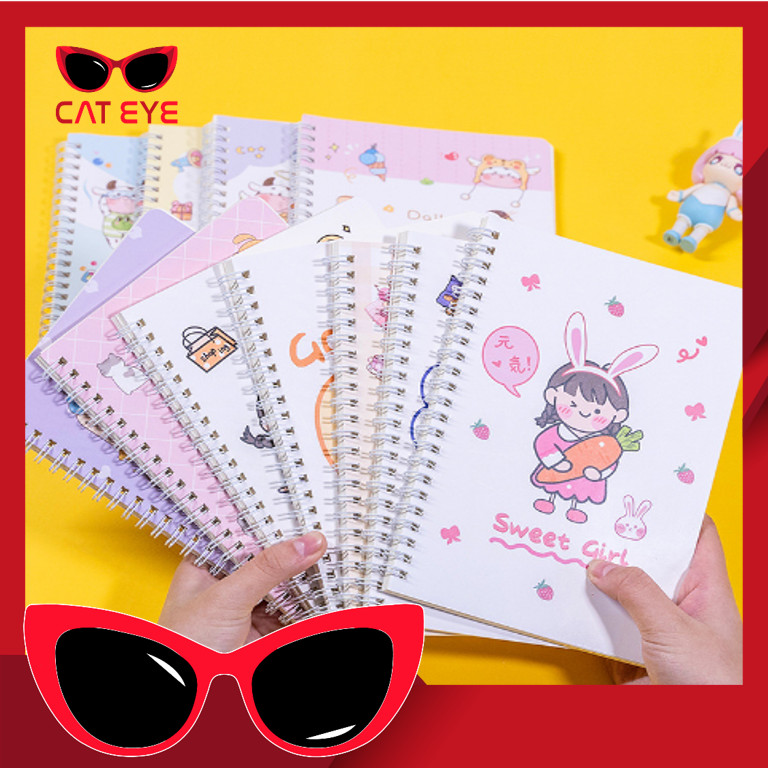 

PROMO - S5908 Notebook Ring Motif Random A5 / Buku Tulis Sekolah Isi 60 Lembar / Buku Catatan / Buku Diary / Buku Tulis Random