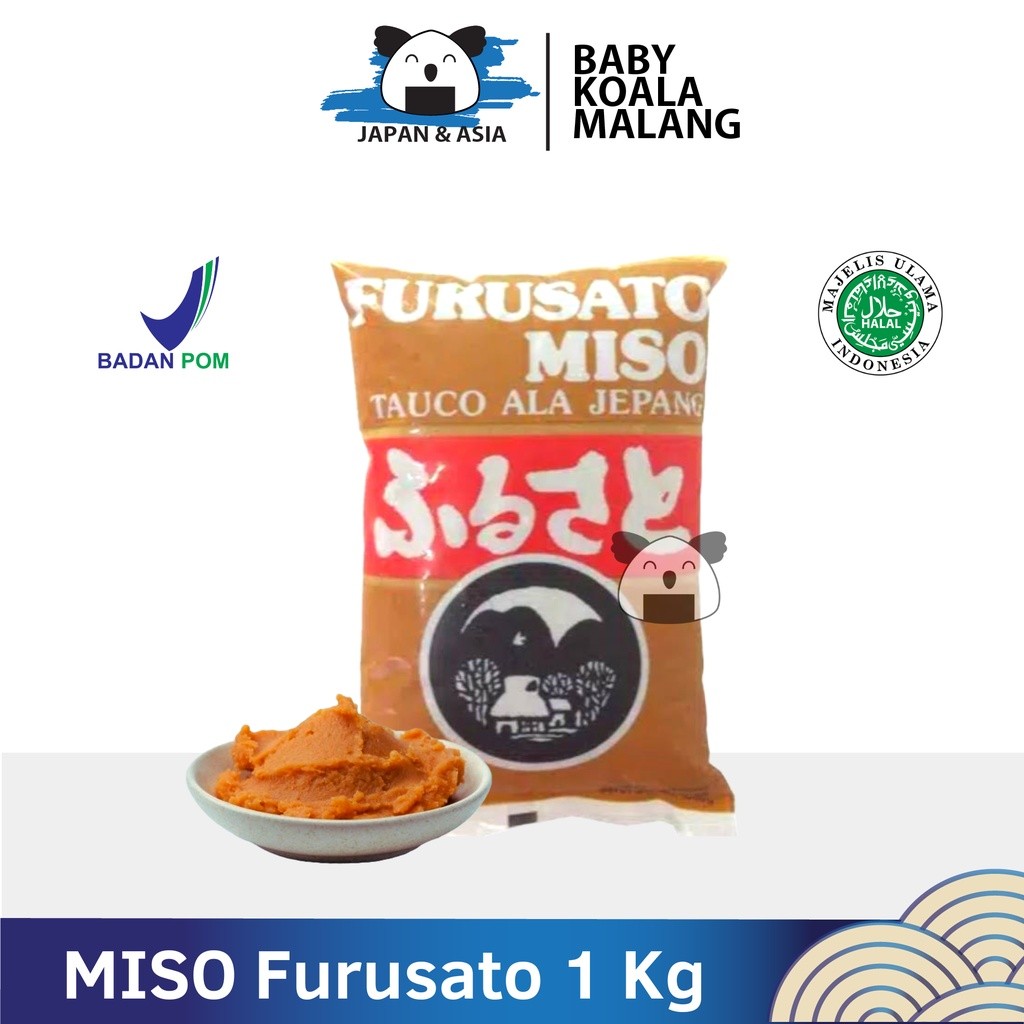 

FURUSATO Pasta Miso Merah 1 Kg Halal │ Tauco Ala Jepang untuk Sup Miso Soup Ramen Udon-BKM