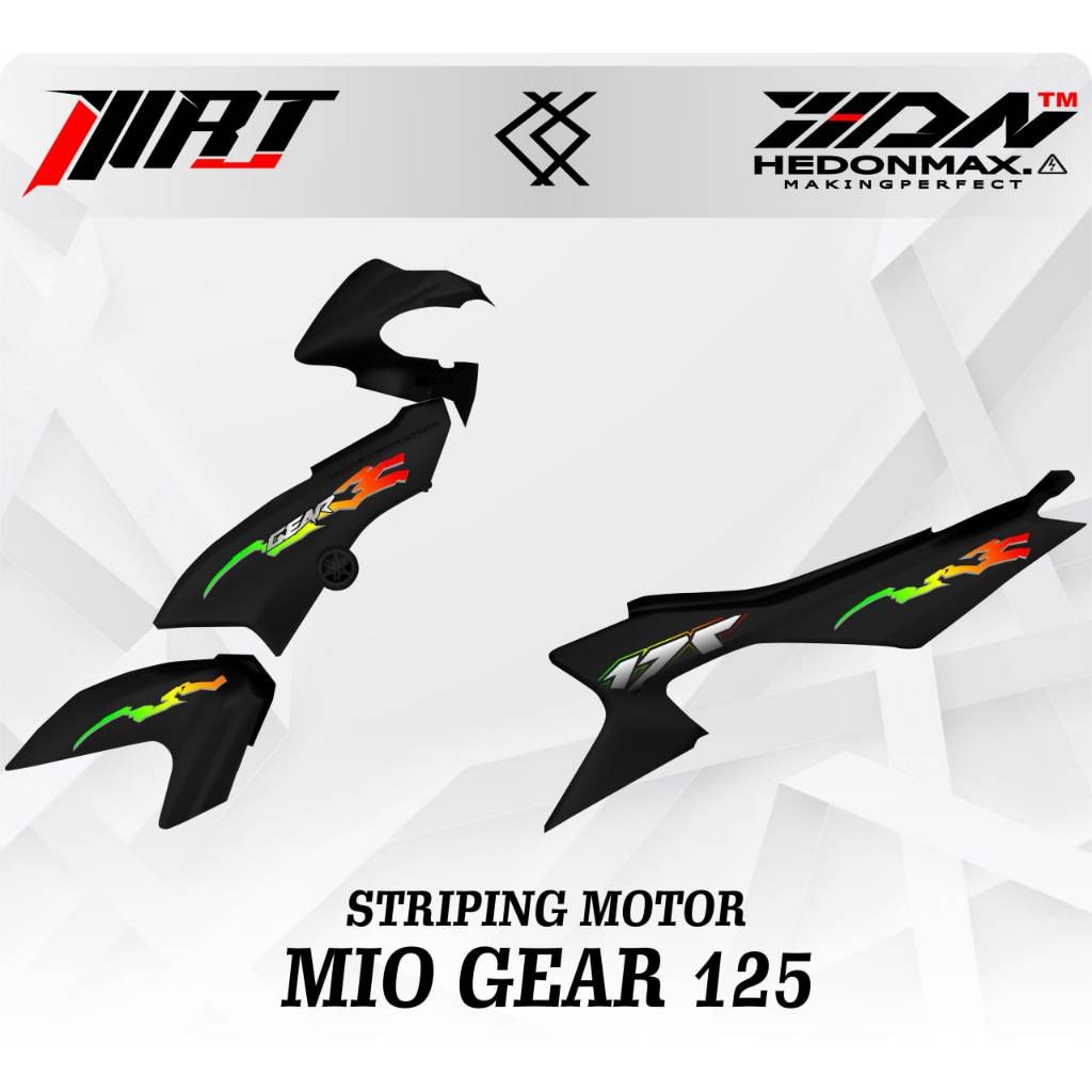 Striping Mio Gear  - Striping Mio Gear Simpel Retro