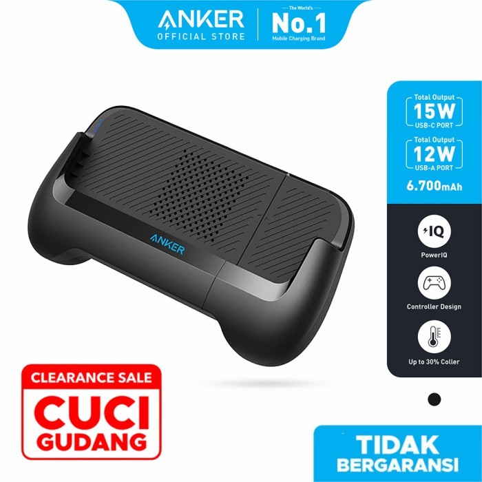 [NON GARANSI] Powerbank Anker Powercore Play 6700 mAh - A1254 - Bl-Non Garansi