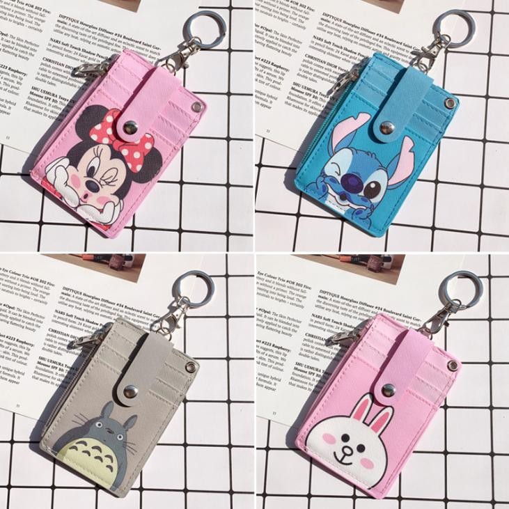 

TOKO ABI D6462 Card Holder & Slot Koin / Name Tag ID Card Motif Karakter / Gantungan Lucu Kartu Nama / ID Card Lanyard Slot Koin