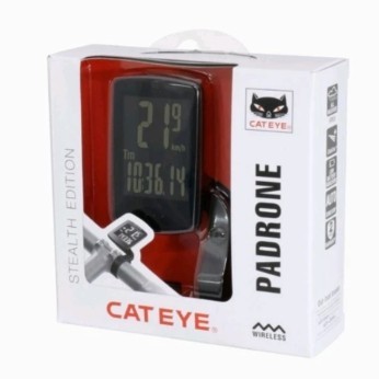 Speedometer cyclo computer cateye padrone Stealth edition - Padrone Stealth