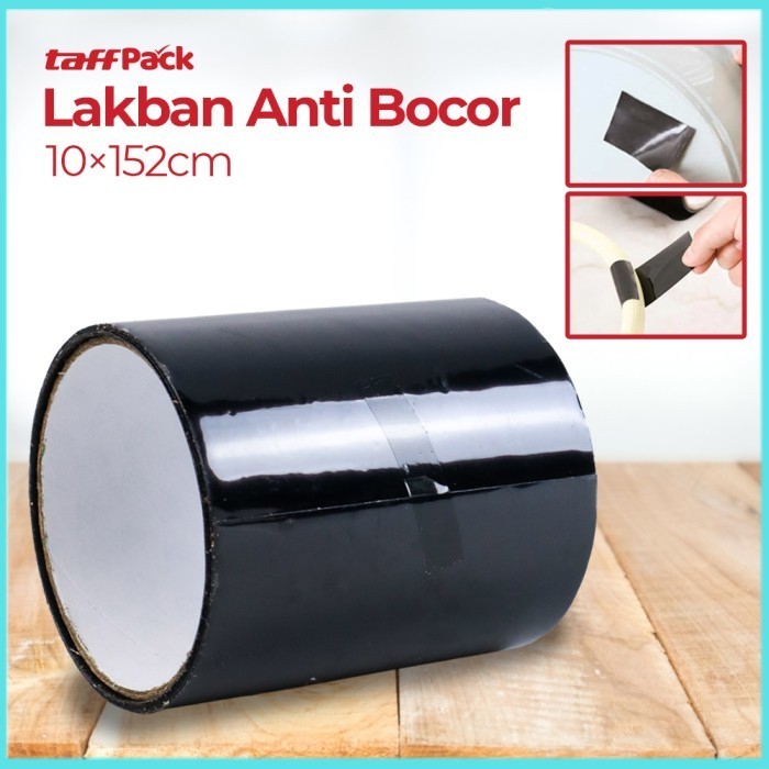 

TaffPACK Lakban Anti Bocor Waterproof Leak Repair Tape 10x152cm - 51DB - Black - 7ROT10BK