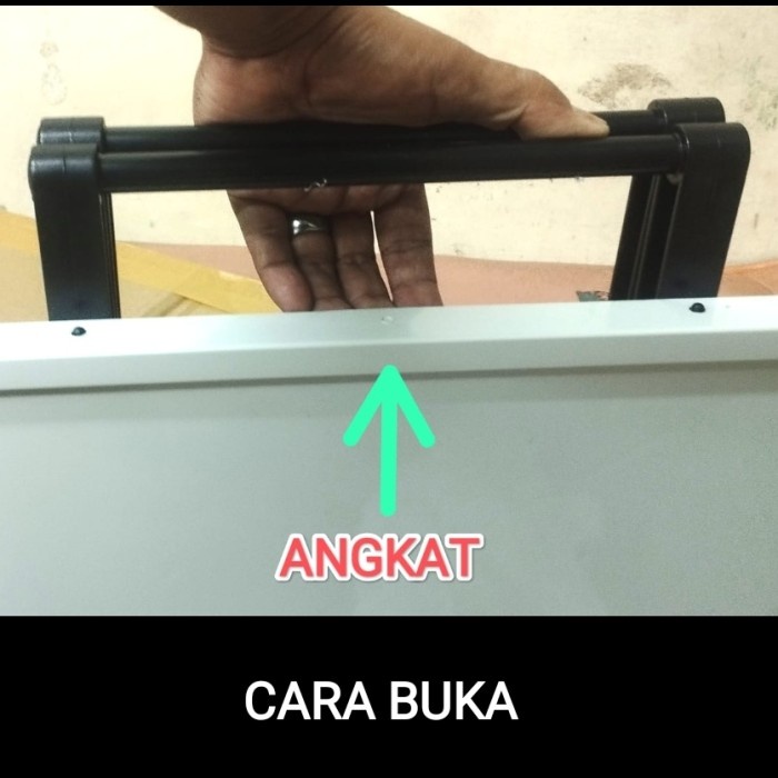 Terlaris ✨-Meja lipat plastik (Rekal)+Tas