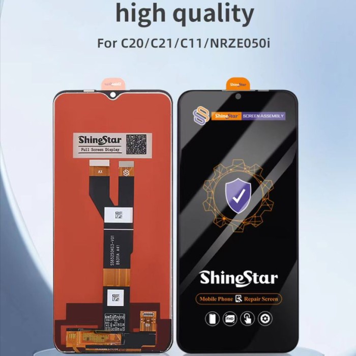 SHINESTAR LCD TOUCH REALME C20 C21 C11 NARZO E050i RESMI ORIGINAL 100%
