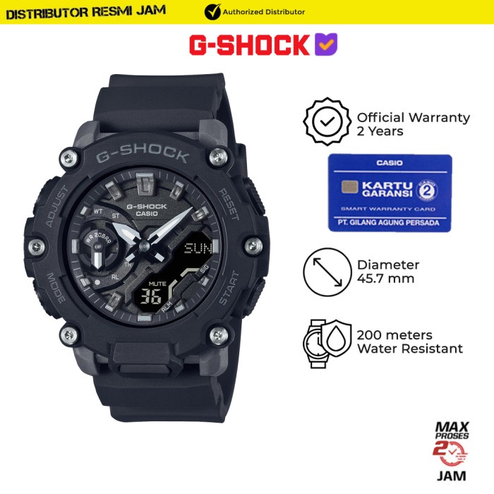 GShock GMA-S2200-1ADR GMA-S2200 GMAS2200 Garansi Resmi 2 Tahun