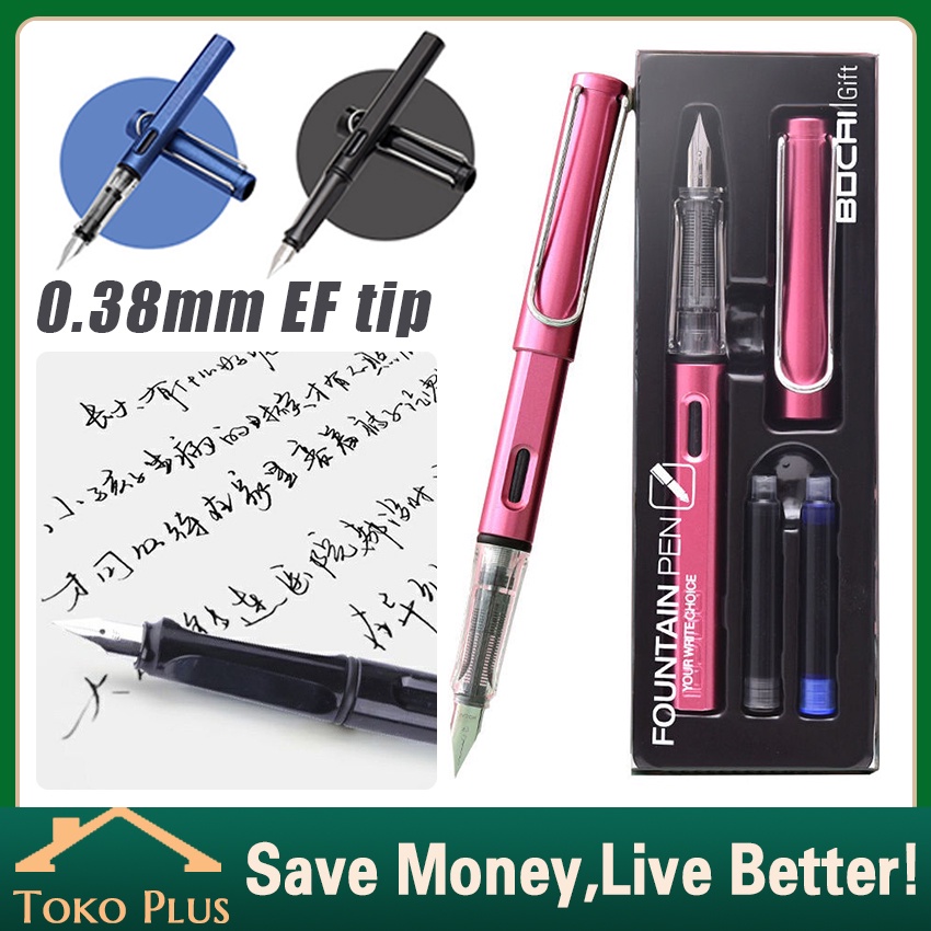 

Set Pena Tinta Fountain 0.38mm Kualitas Tinggi Untuk Menulis / Hadiah / Sekolah / Kantor