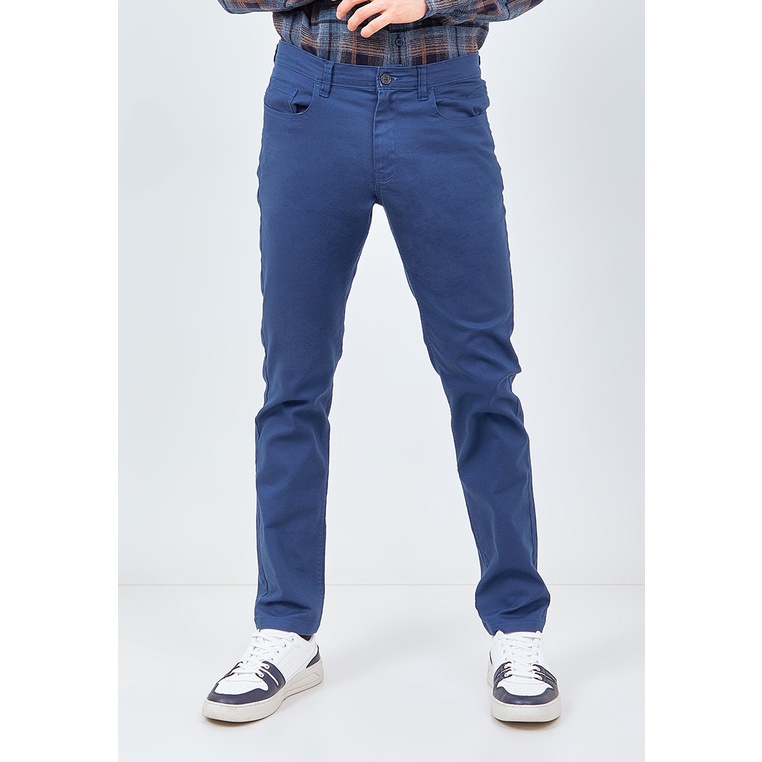 MANZONE Celana Panjang Pria Chinos SPREAD-BL - BLUE