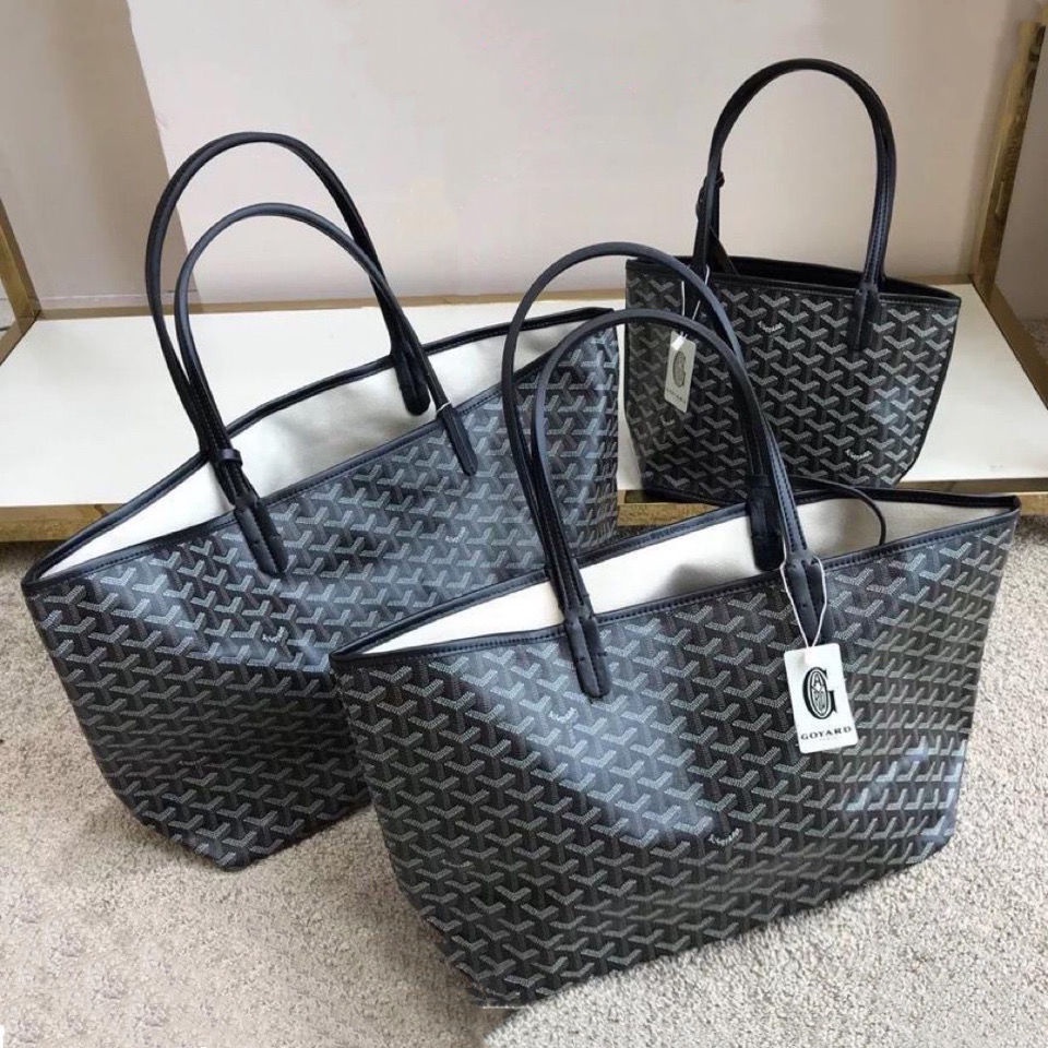 (Original) 2023 New Ready stock spot Goyard star same style dog tooth bag vegetable basket large cap