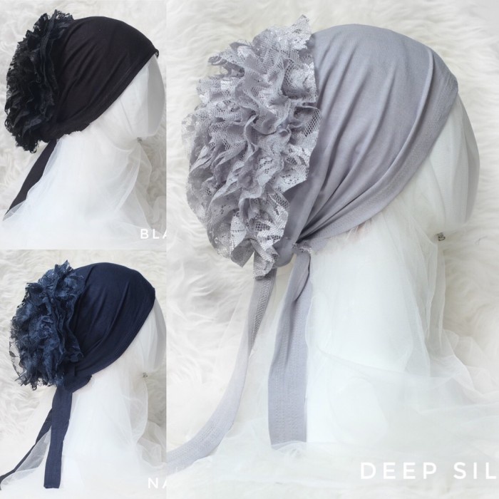 ✨LARIS✨ -Inner Cepol Turki Ciput Turki Cepol Rambut Hijab Daleman Jilbab Murah - Navy