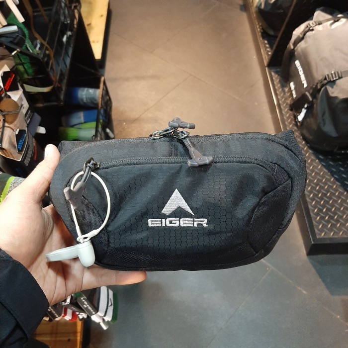 Tas Waistbag Eiger Cervus Black Original Murah