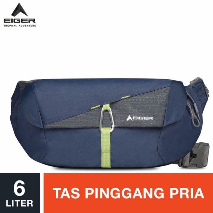 Waistbag Eiger Ascenda Cross Navy Tas Pinggang Tas selempang original - Navy