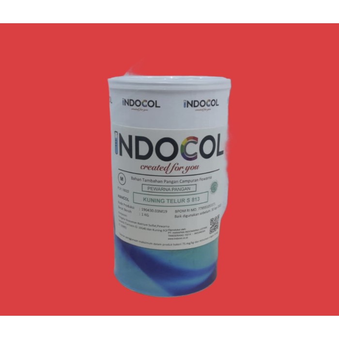 

Termurah [ Best Seller ] Pewarna Makanan INDOCOL KUNING TELUR S813 (EGG YELLOW) - PACKING 1KG