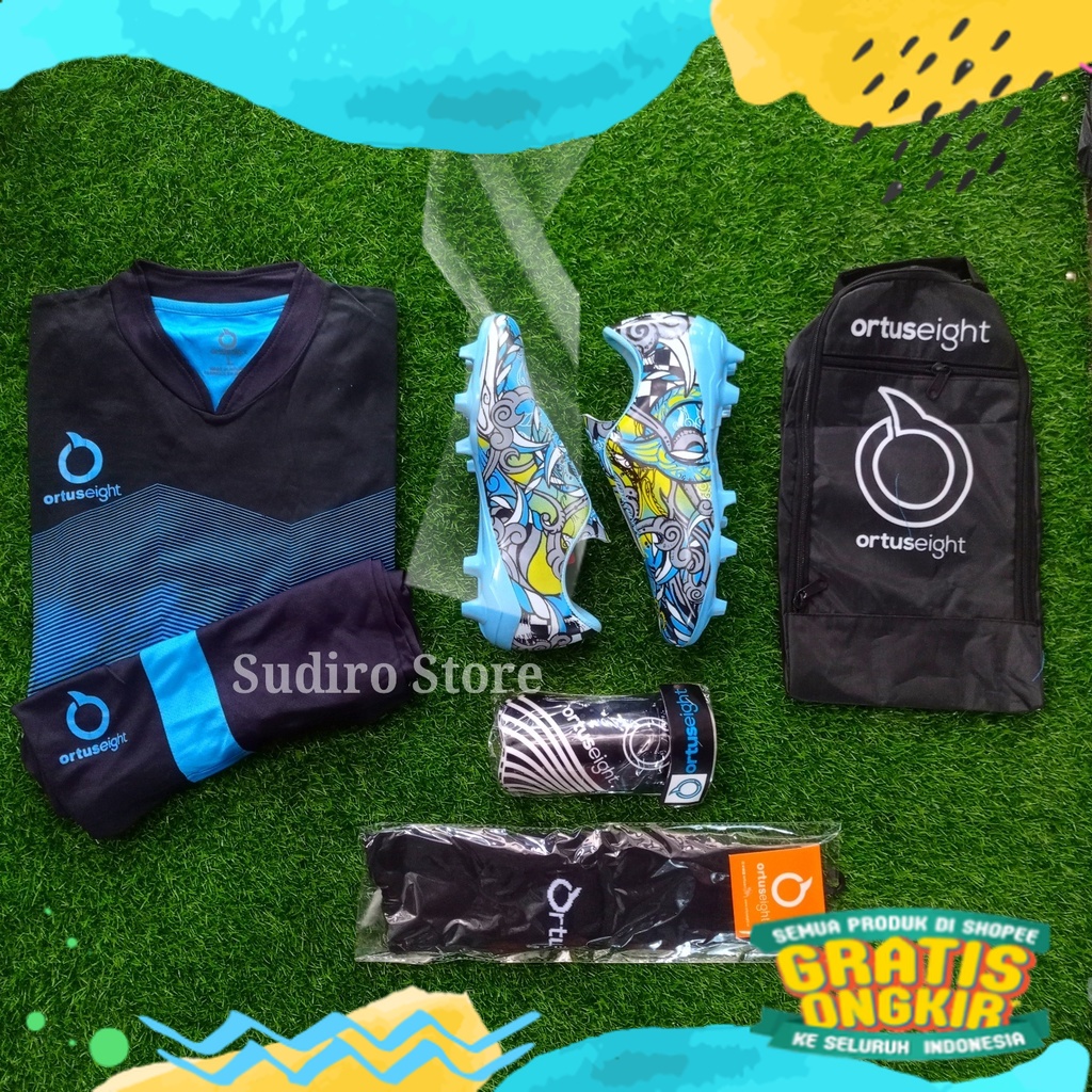 Sepatu Bola Ortus Catalyst Bima Grade ORIGINAL Terbaru, Paket komplit Sepatu Bola Ortuseight Catalys