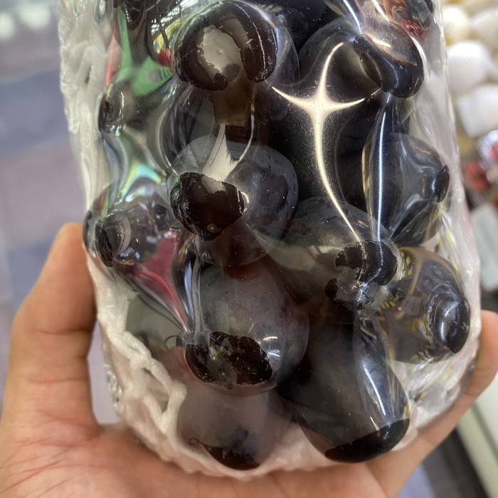 

Anggur Black muscat | Buah anggur Black muscat jepang original 500 gr