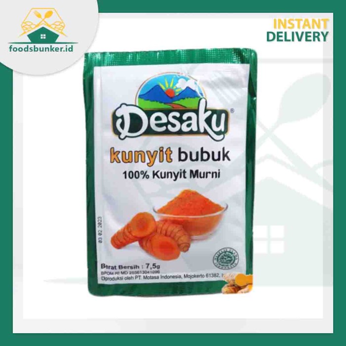 

Kunyit Bubuk Desaku Sachet 7.5gr