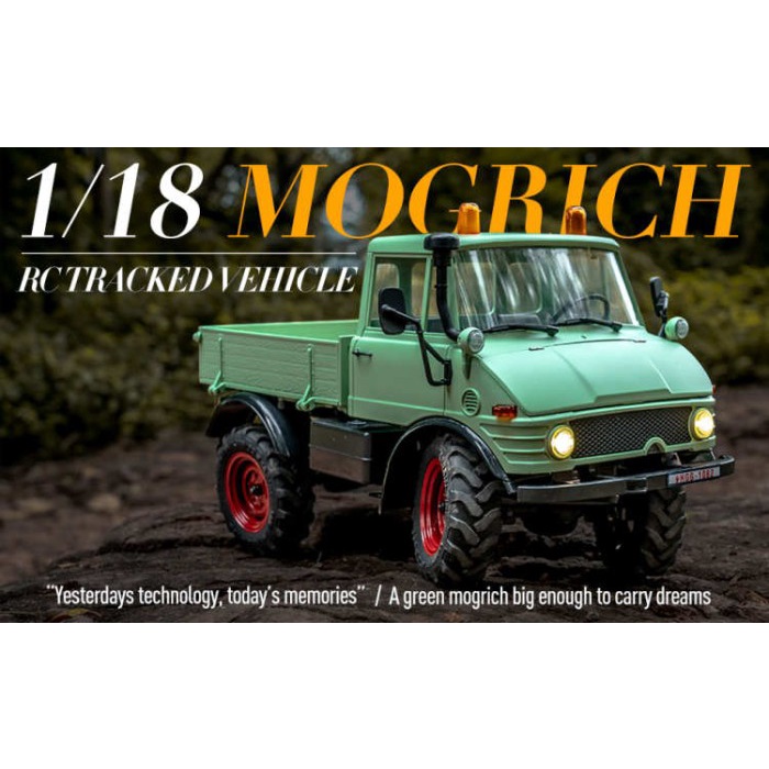 FMS 1:18 RTR MOGRICH UNIMOG CRAWLER (LIGHT GREEN) RC-78