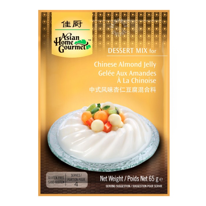 

Asian Home Gourment DESSERT MIX for Chinese Almond Jelly 65gr