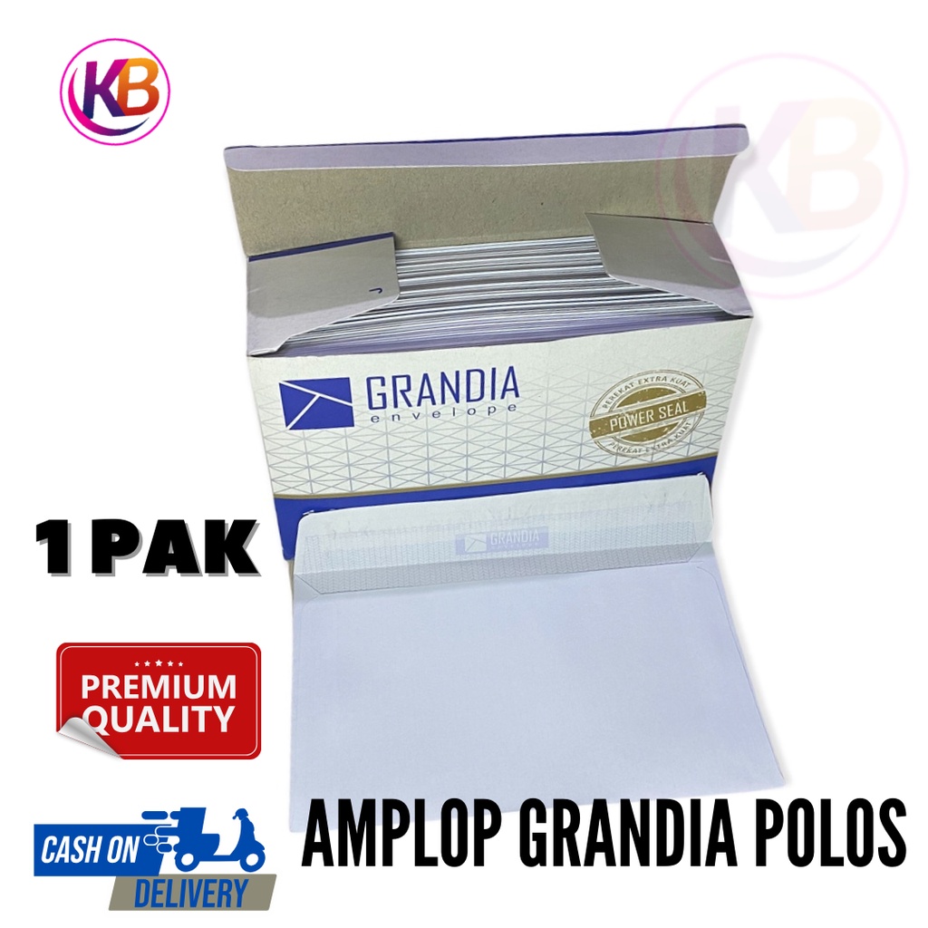 

1 Box - Amplop Putih Murah meriah - Amplop Grandia 104 + Lem - Amplop Kondangan - Toko1_Gemilang