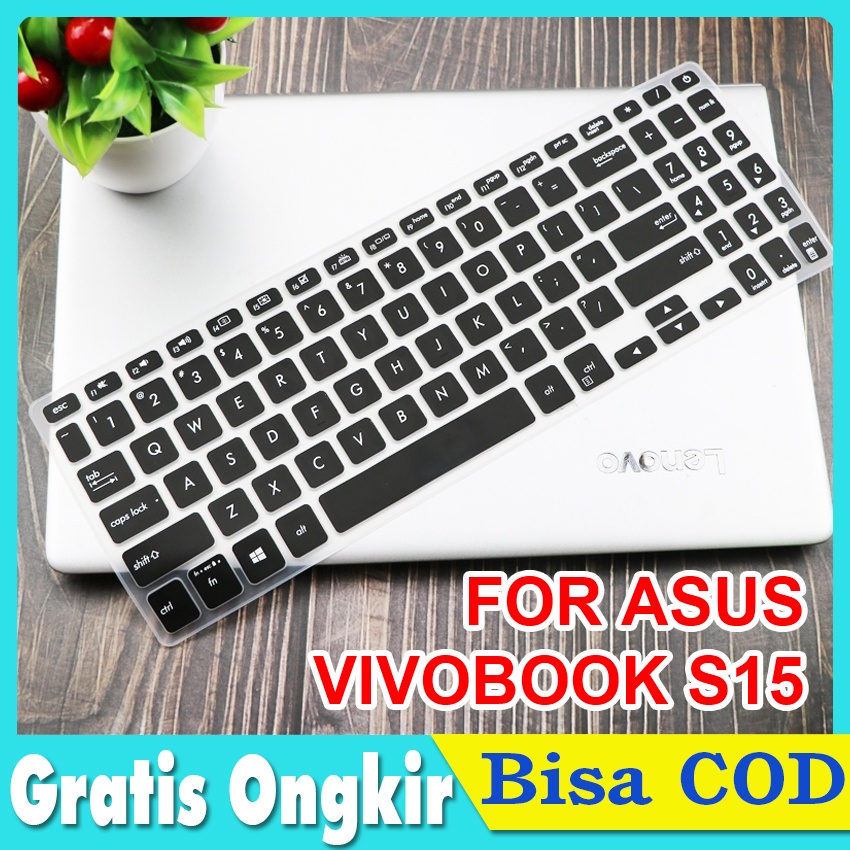 Lixue ASUS Vivobook S15 Keyboard Cover Protector Soft Ultra-thin Silicone Cover Laptop