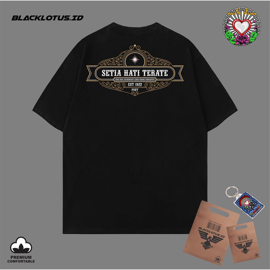 Kaos Terate VINTAGE Kaos Setia Hati terate Plastisol Katun Premium Asli Kaos Raja Tega Temu Rose