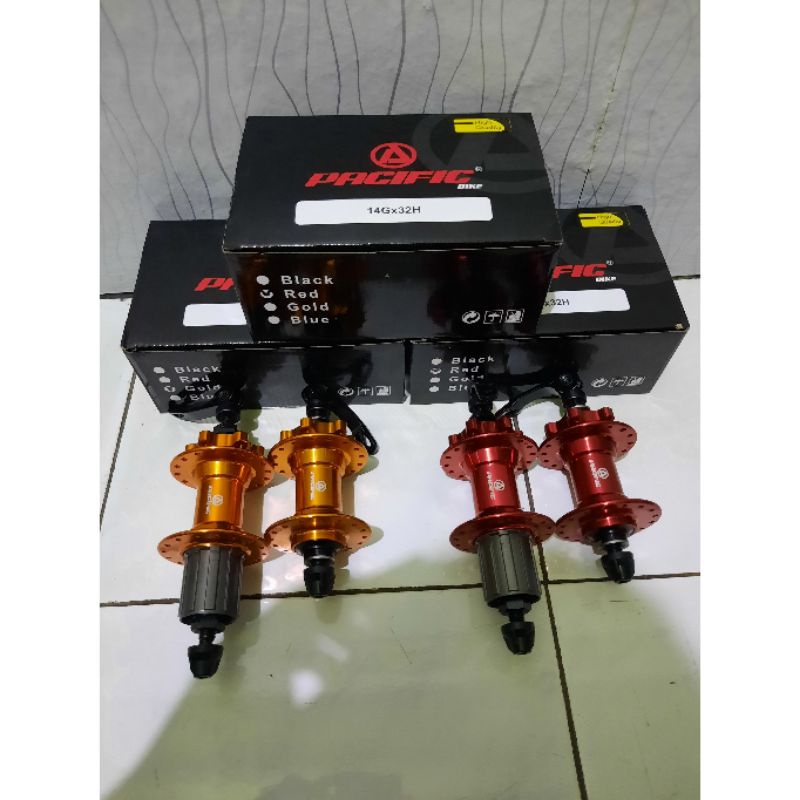 Hub Freehub Bosch Jangkrik 32 Hole PACIFIC SP-B407 Bearing Alloy Disc Brake 6 Bolts Cassette | High 