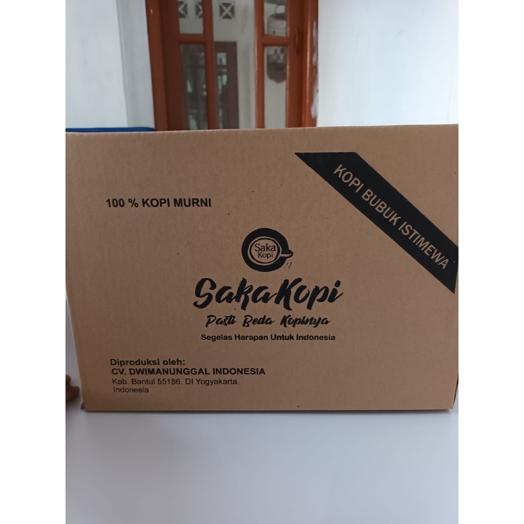 

SAKA KOPI MURNI ROBUSTA 1 DUS ISI 48 PCS @100 GRAM