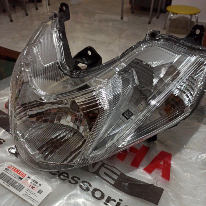 Ori Yamaha Lampu Depan headlamp Reflektor Bluecore Set Mio 125 Mio M3 2PH-H4300-00 koko motor sparep