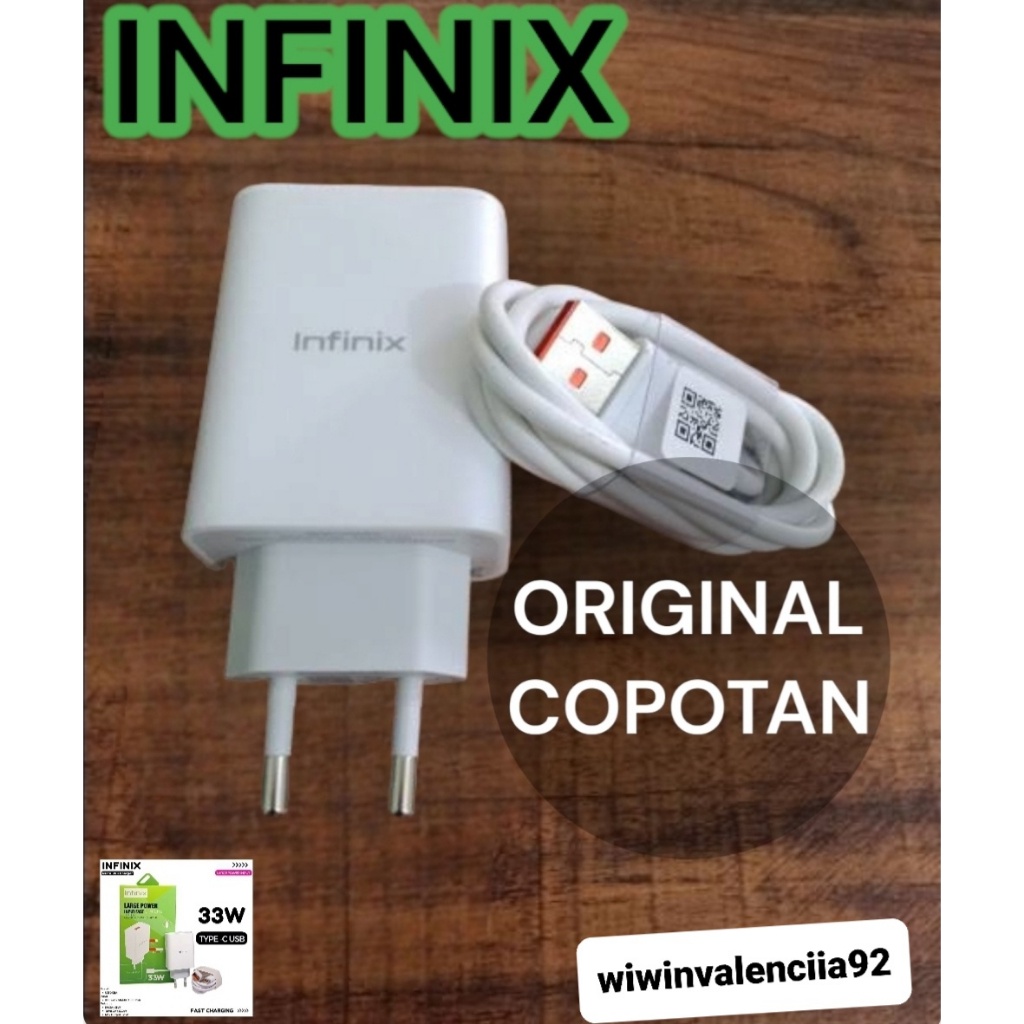 33W ORI 100% TC Travel Charger Fast Charging SUPER VOOC TYPE C / Micro USB INFINIX Note 12 12i 12 Pro 11 11S NFC 11Pro GT 10 10Pro 8 Zero 8 5 4 Hot 30 30i 20 12 Play 11 S Chargeran HP Support TypeC Original Persen an 2.0 A 3A Ampere 33 Watt W Bagus 4G 5G