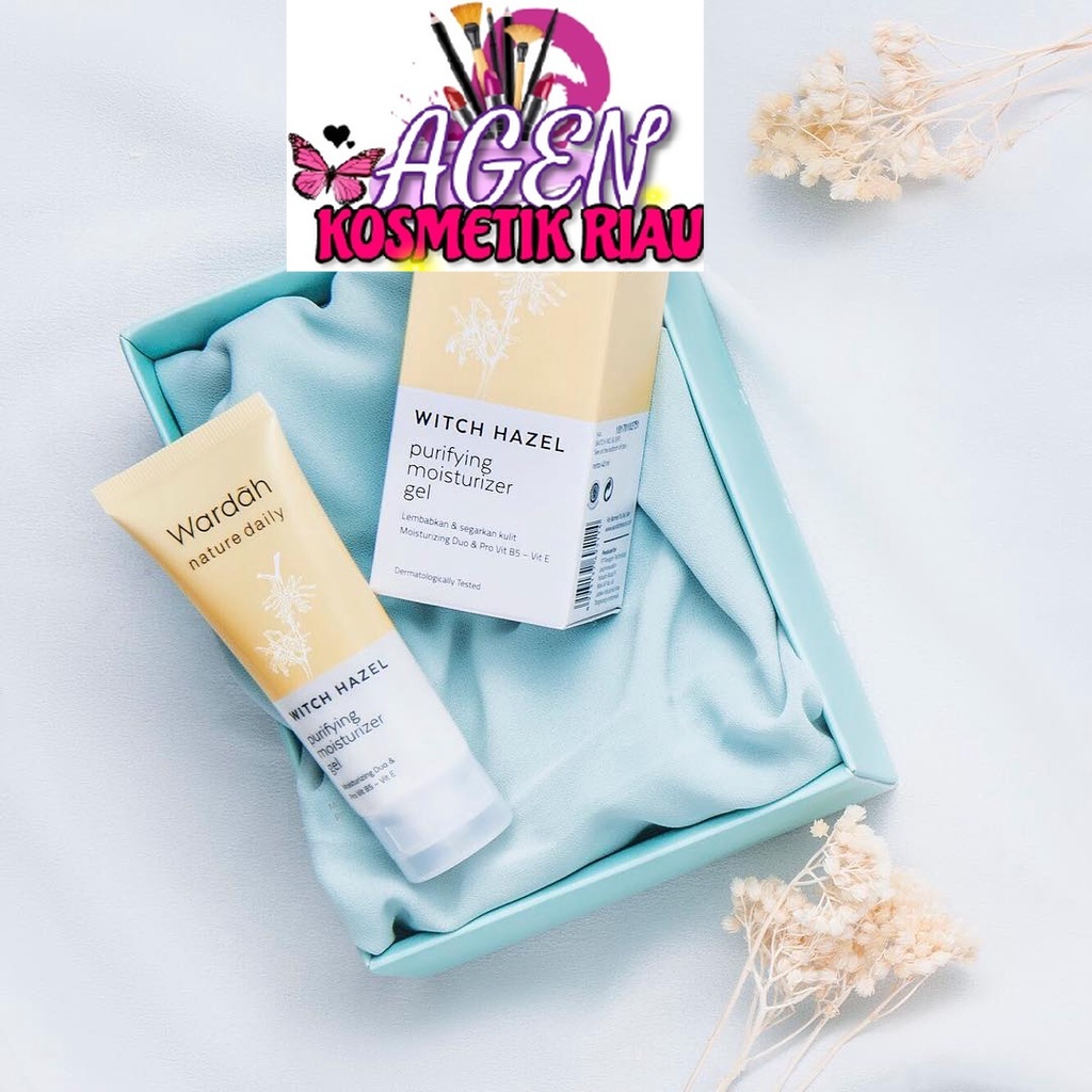 Wardah Nature Daily Witch Hazel Purifying Moisturizer Gel - 40ml