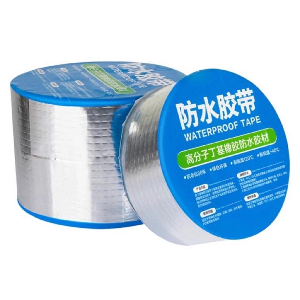 

LAKBAN ALUMUNIUM WATERPROOF TAPE TAMBAL SILVER